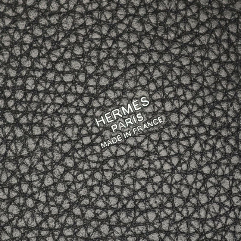 Hermes Hermès Picotin Lock PM 手提包，Taurillon Clemence 皮革，黑色。-3