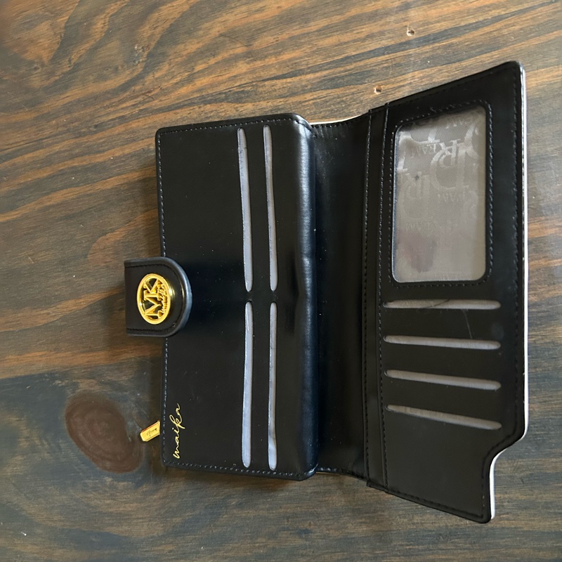 MK Michael Kors 米白 DREAM 壓紋長夾-4