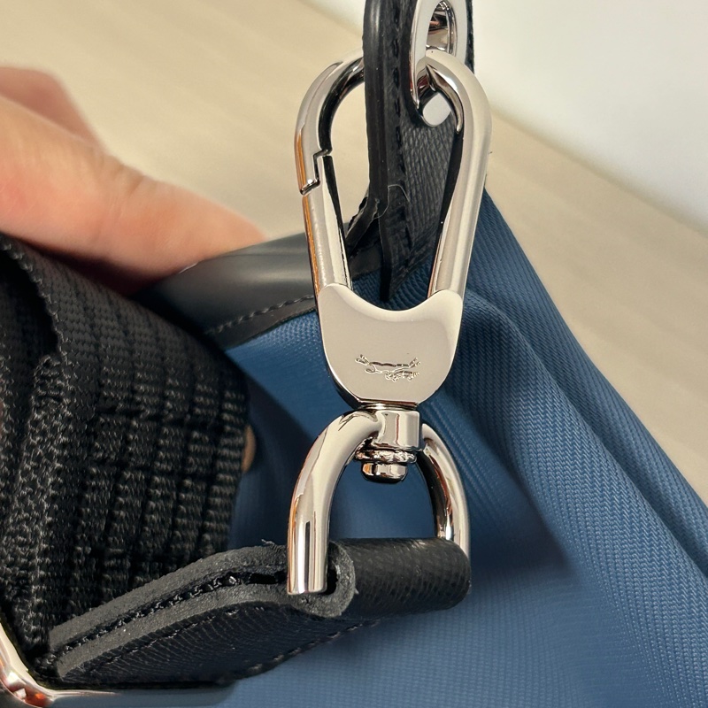 Longchamp Le Pliage Energy S號托特包 手提包 肩背側背兩用 尼龍帆布 海軍藍/黑色-10