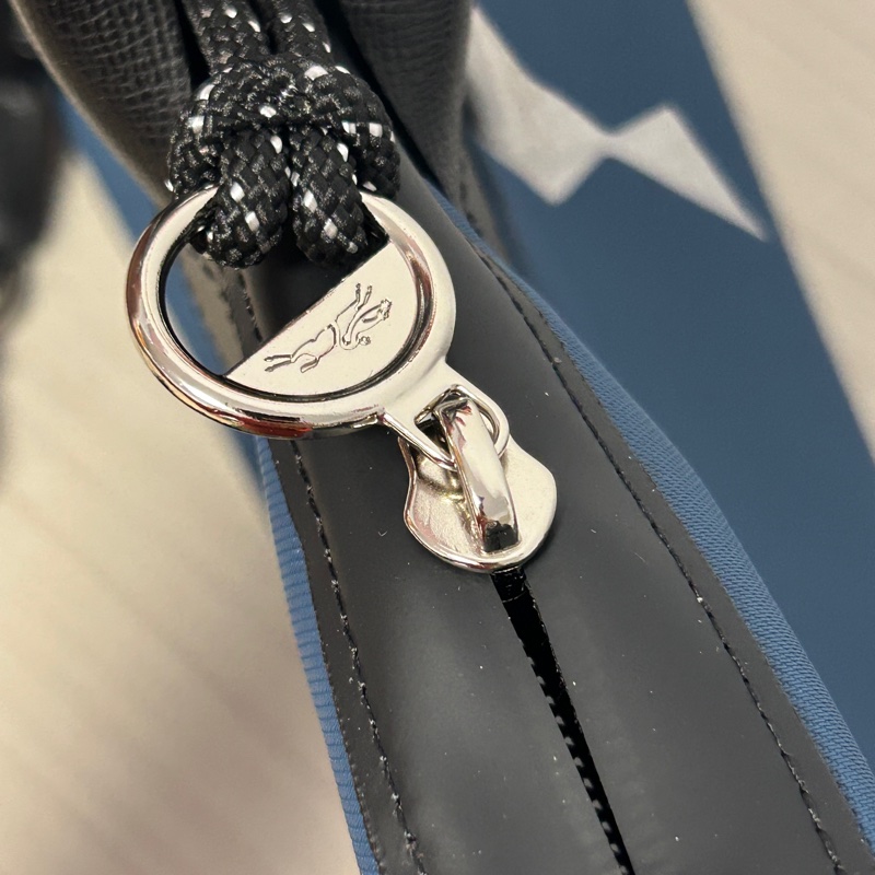 Longchamp Le Pliage Energy S號托特包 手提包 肩背側背兩用 尼龍帆布 海軍藍/黑色-11