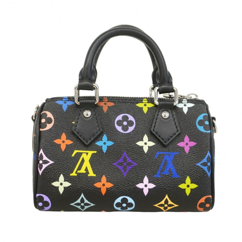 路易威登 Monogram Multicolore Nano Speedy 手提包 M13406 Noir 女士兩用包-10