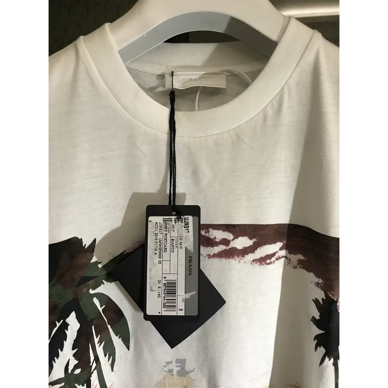 PRADA 圖案短T 全新-2