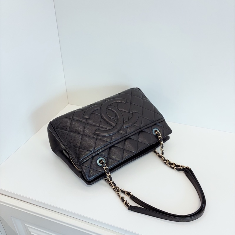 Chanel 香奈兒 黑金荔枝牛皮-4