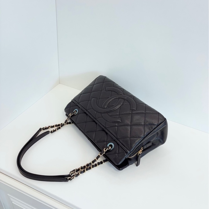 Chanel 香奈兒 黑金荔枝牛皮-7