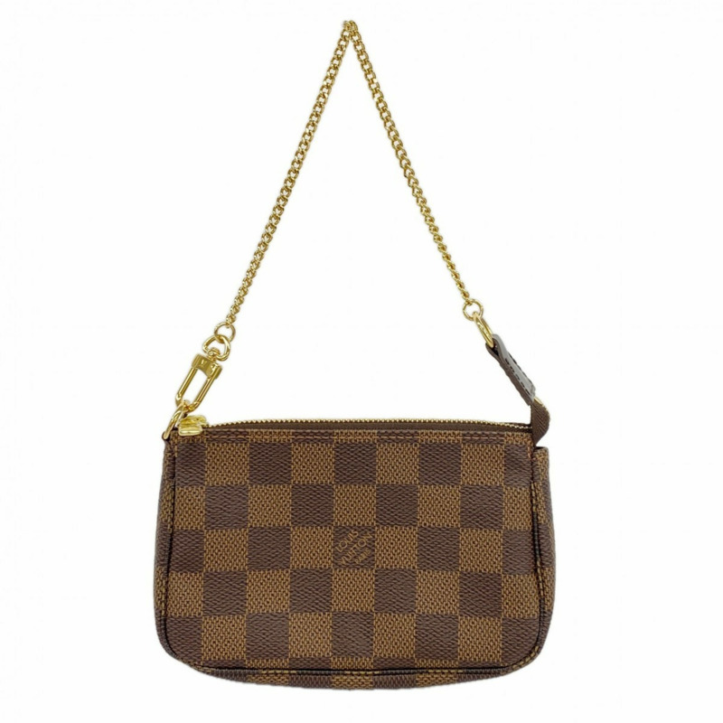 路易威登 包/小包 Damier 迷你手拿包配件 N58009 Ebene 女式-0