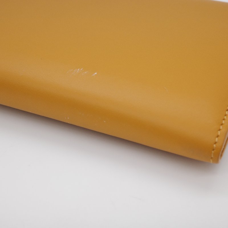 Burberry巴寶莉 Hazelmere 經典LOGO 芥末黃 牛皮 鏈帶 斜背包 手拿包 錢包-8