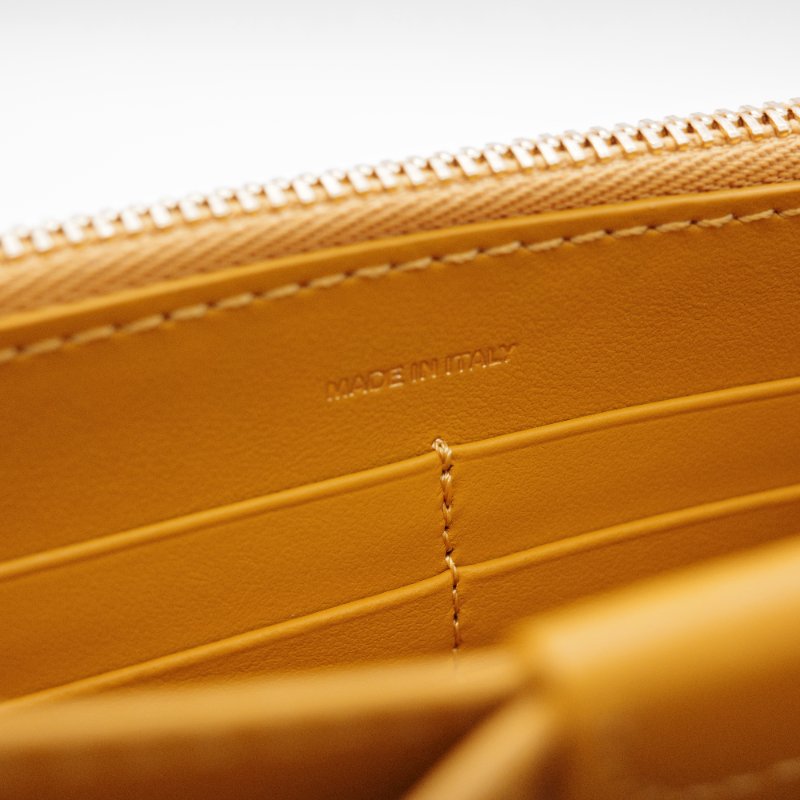 Burberry巴寶莉 Hazelmere 經典LOGO 芥末黃 牛皮 鏈帶 斜背包 手拿包 錢包-11