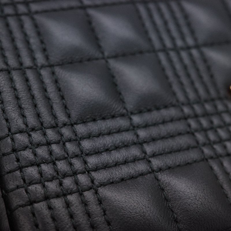 Burberry 巴寶莉 Lola mini 經典黑色 羊皮 鍊條包 斜背包 蘿拉包-7