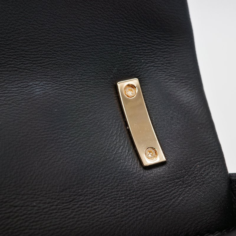 Burberry 巴寶莉 Lola mini 經典黑色 羊皮 鍊條包 斜背包 蘿拉包-11