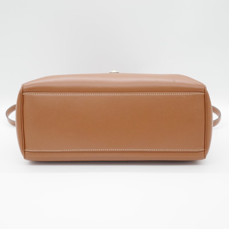 Celine 思琳 Soft 16 Medium 棕褐色 光滑小牛皮 托特包 通勤包 肩背包-6