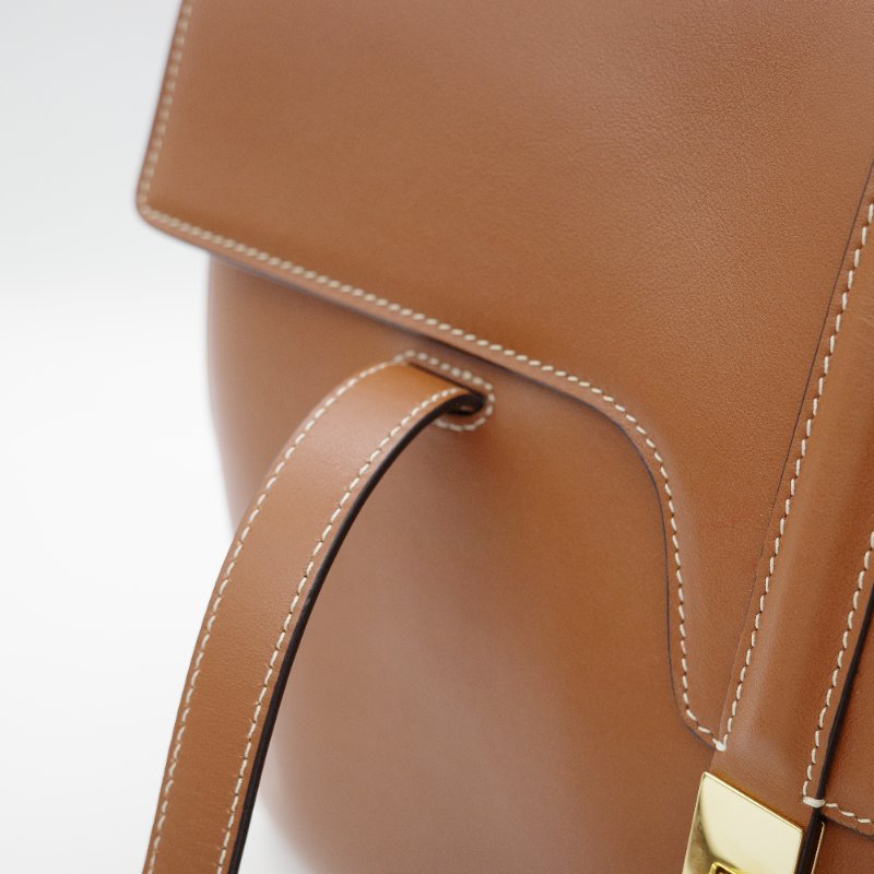 Celine 思琳 Soft 16 Medium 棕褐色 光滑小牛皮 托特包 通勤包 肩背包-13