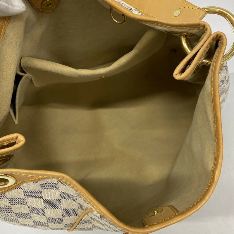 路易威登 Damier Azur Galliera PM 女士單肩包 N55215 白色-3