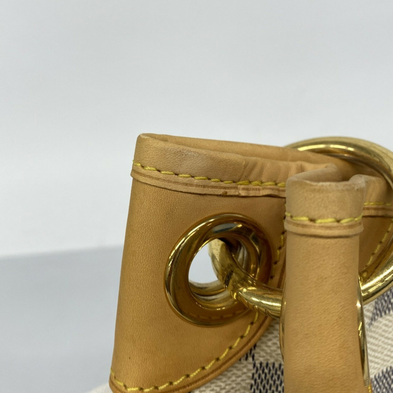 路易威登 Damier Azur Galliera PM 女士單肩包 N55215 白色-6