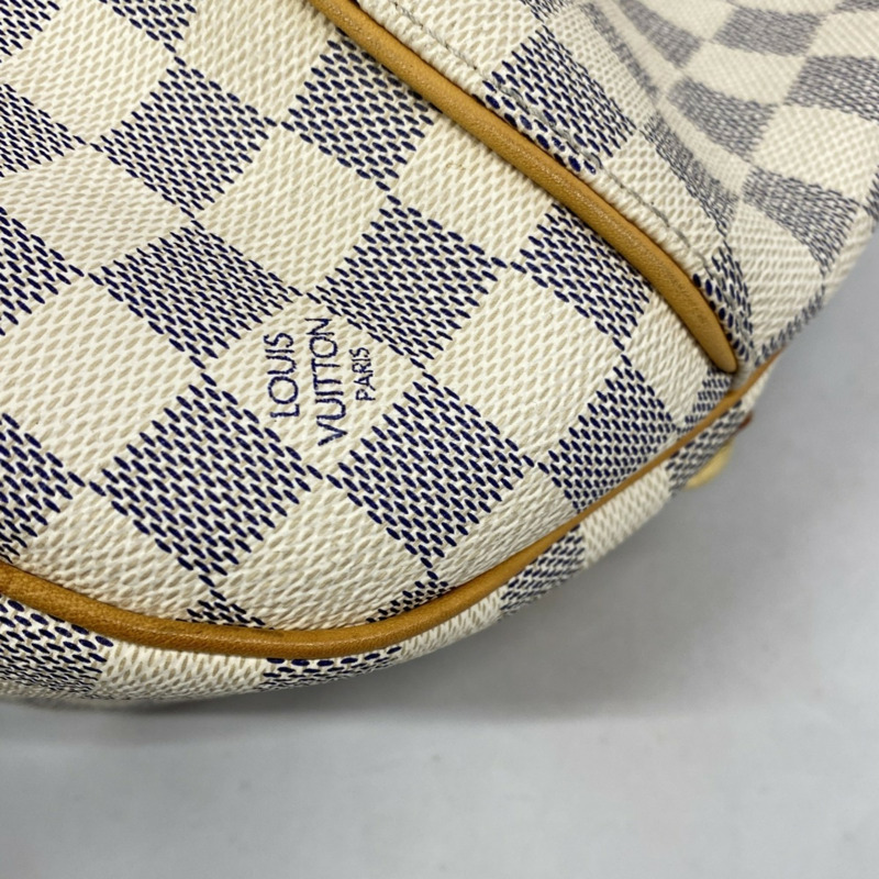 路易威登 Damier Azur Galliera PM 女士單肩包 N55215 白色-9