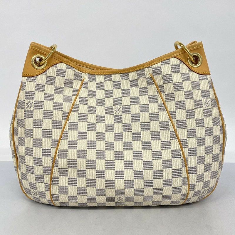 路易威登 Damier Azur Galliera PM 女士單肩包 N55215 白色-10