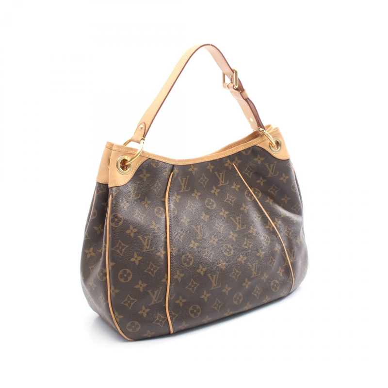 路易威登 Galliera PM 單肩包 M56382 Monogram 皮革 棕色 二手 LV-1