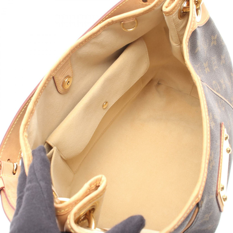 路易威登 Galliera PM 單肩包 M56382 Monogram 皮革 棕色 二手 LV-2