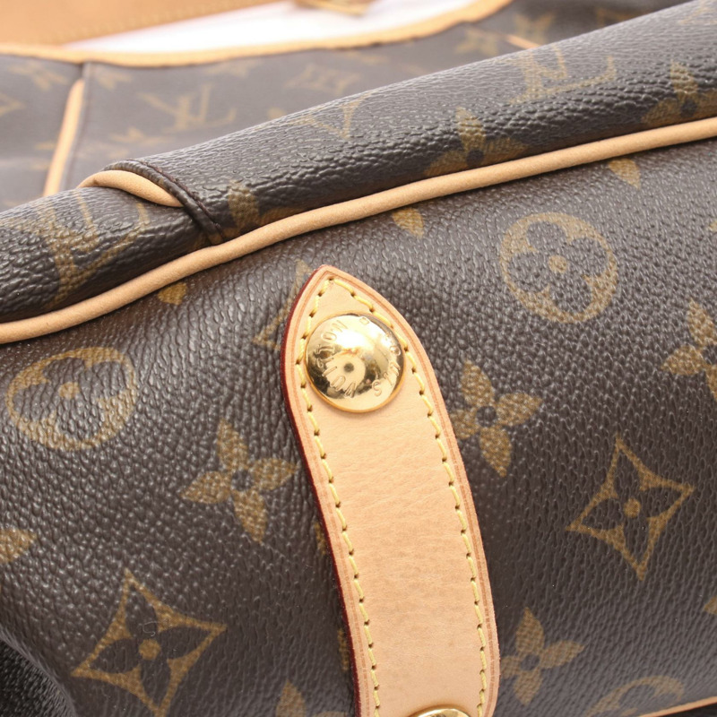 路易威登 Galliera PM 單肩包 M56382 Monogram 皮革 棕色 二手 LV-8