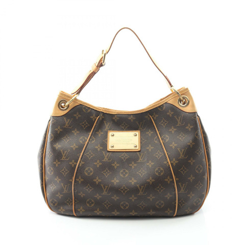 路易威登 Galliera PM 單肩包 M56382 Monogram 皮革 棕色 二手 LV