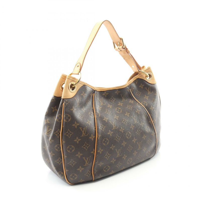 路易威登 Galliera PM 單肩包 M56382 Monogram 皮革 棕色 二手 LV-1