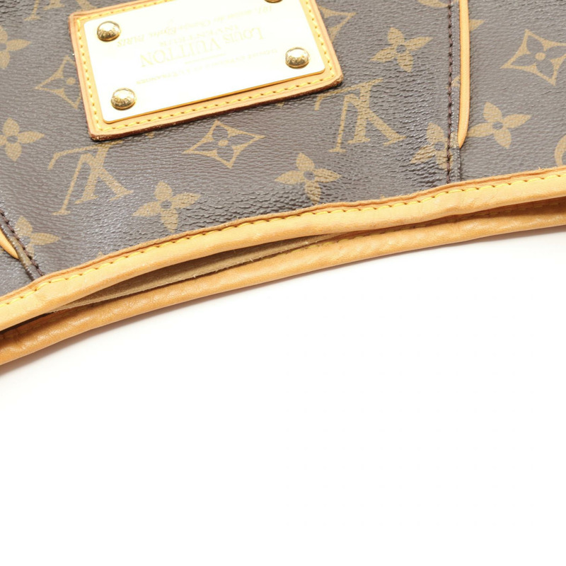 路易威登 Galliera PM 單肩包 M56382 Monogram 皮革 棕色 二手 LV-9