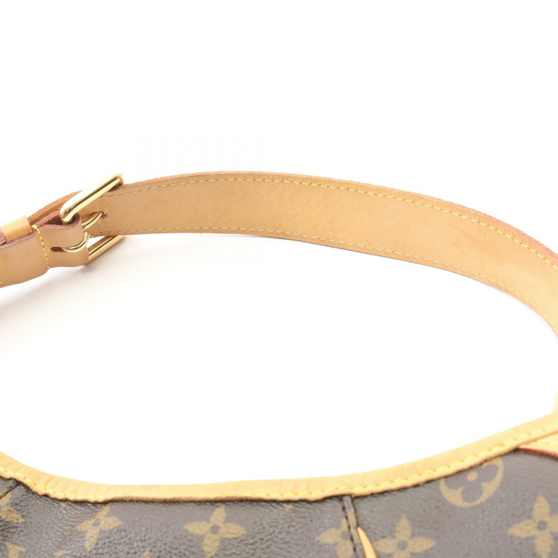 路易威登 Galliera PM 單肩包 M56382 Monogram 皮革 棕色 二手 LV-10