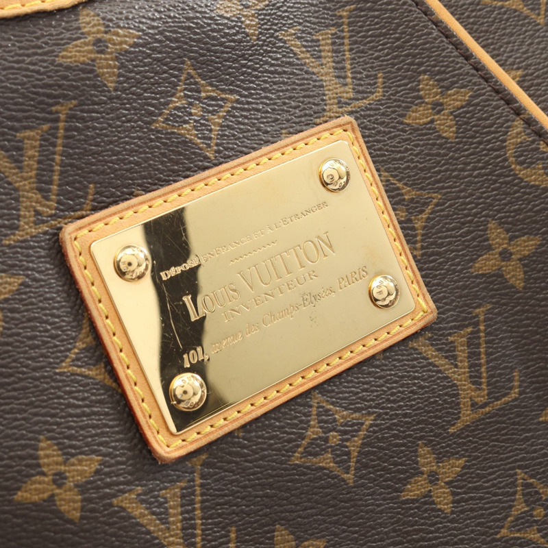 路易威登 Galliera PM 單肩包 M56382 Monogram 皮革 棕色 二手 LV-11