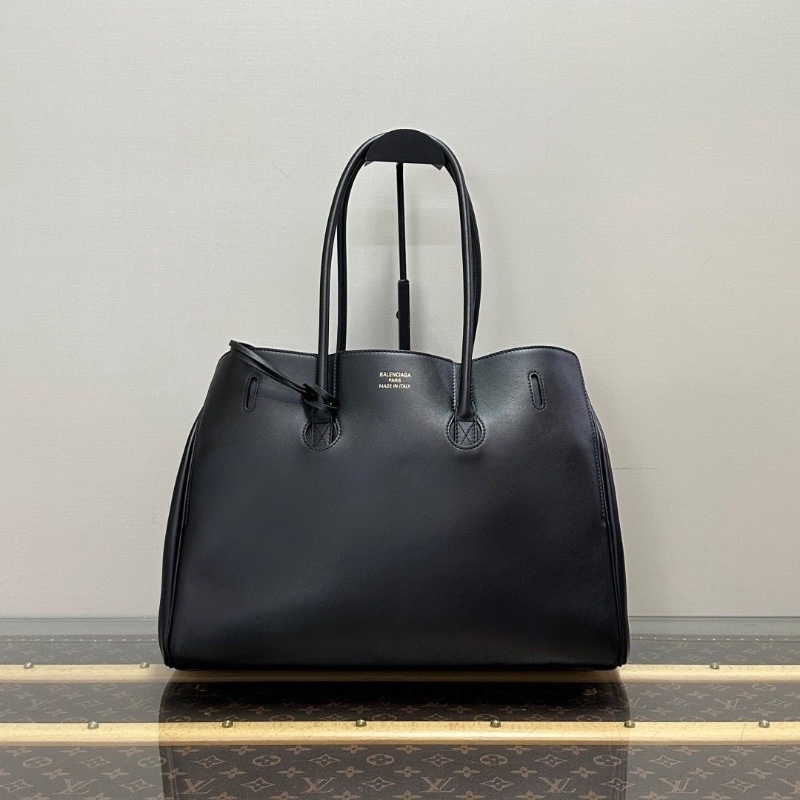 BALENCIAGA Bel Air 中號黑金手提肩背包 36*25*14 98新配件塵袋-2