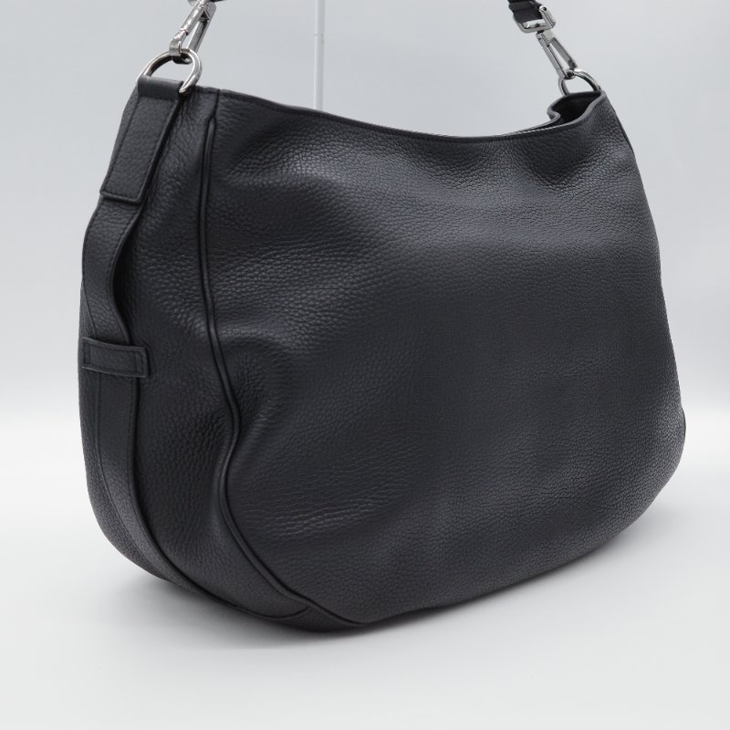 Dior 迪奧 Saddle Soft 黑色 粒面小牛皮 肩背包-3