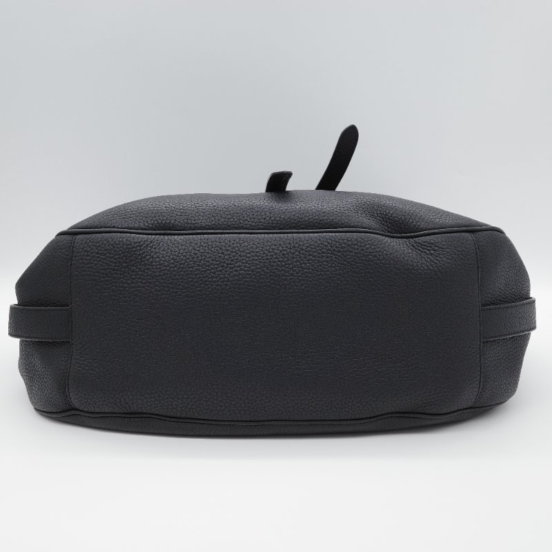 Dior 迪奧 Saddle Soft 黑色 粒面小牛皮 肩背包-5