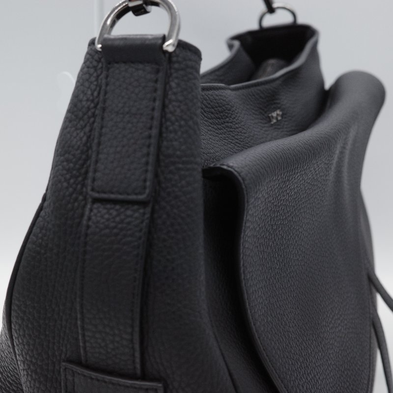 Dior 迪奧 Saddle Soft 黑色 粒面小牛皮 肩背包-7