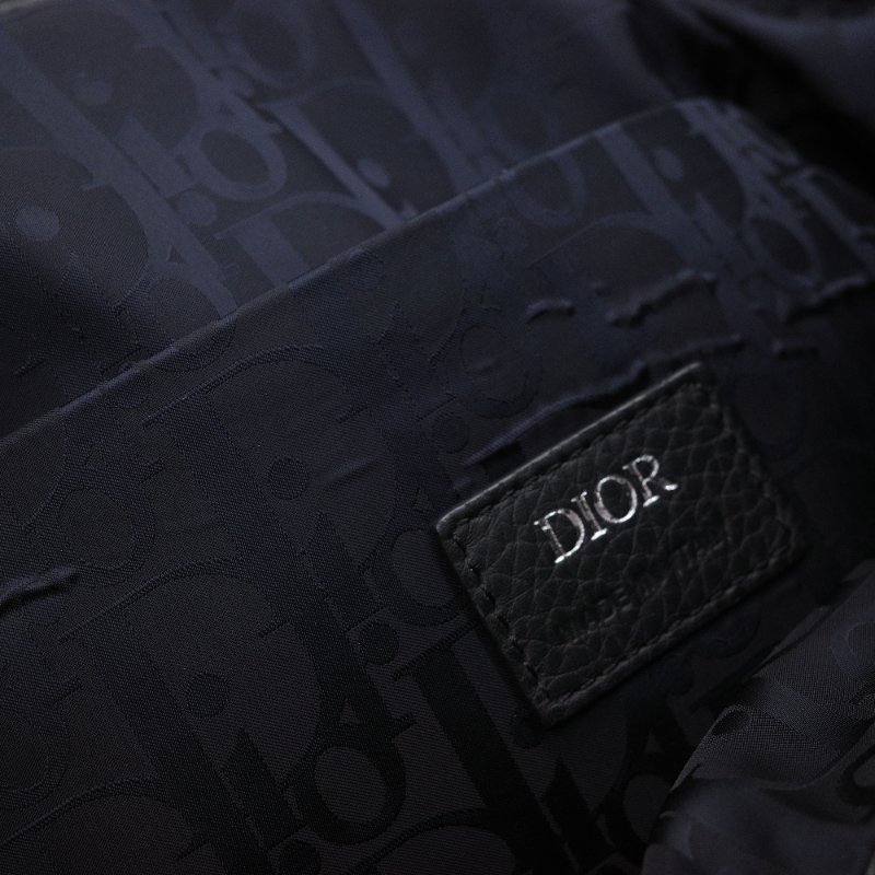 Dior 迪奧 Saddle Soft 黑色 粒面小牛皮 肩背包-13