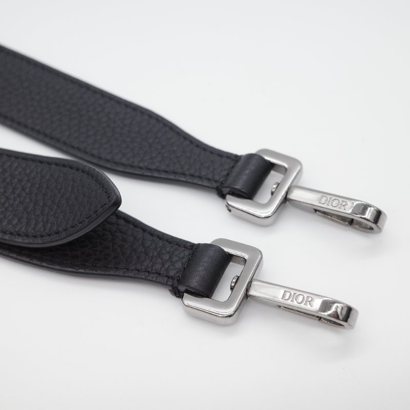 Dior 迪奧 Saddle Soft 黑色 粒面小牛皮 肩背包-16