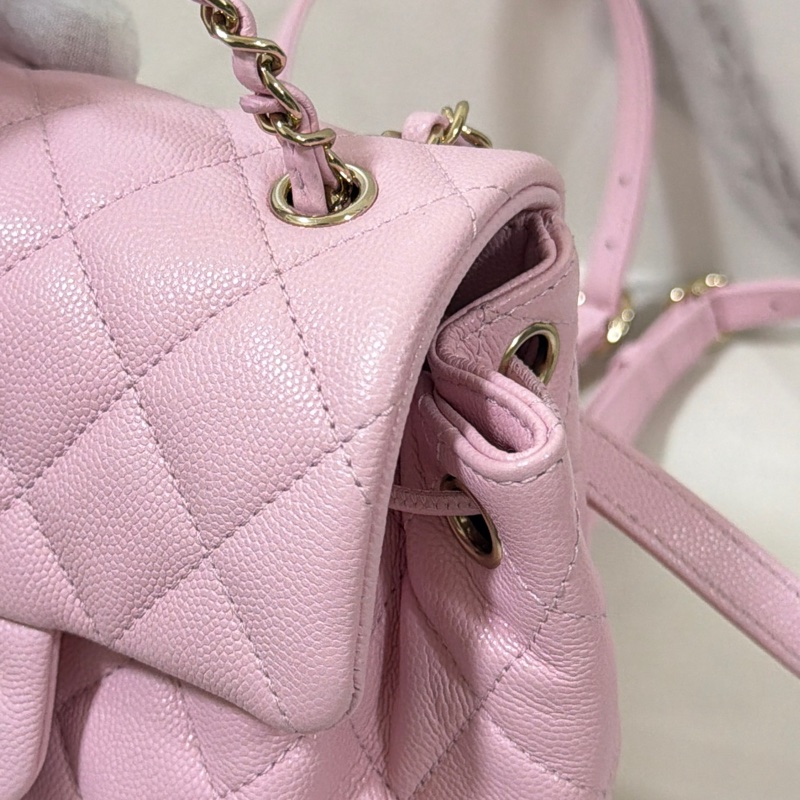 新年粉紅 業績長紅📈 香奈兒 薩爾茲堡 mini 粉 晶片款-9