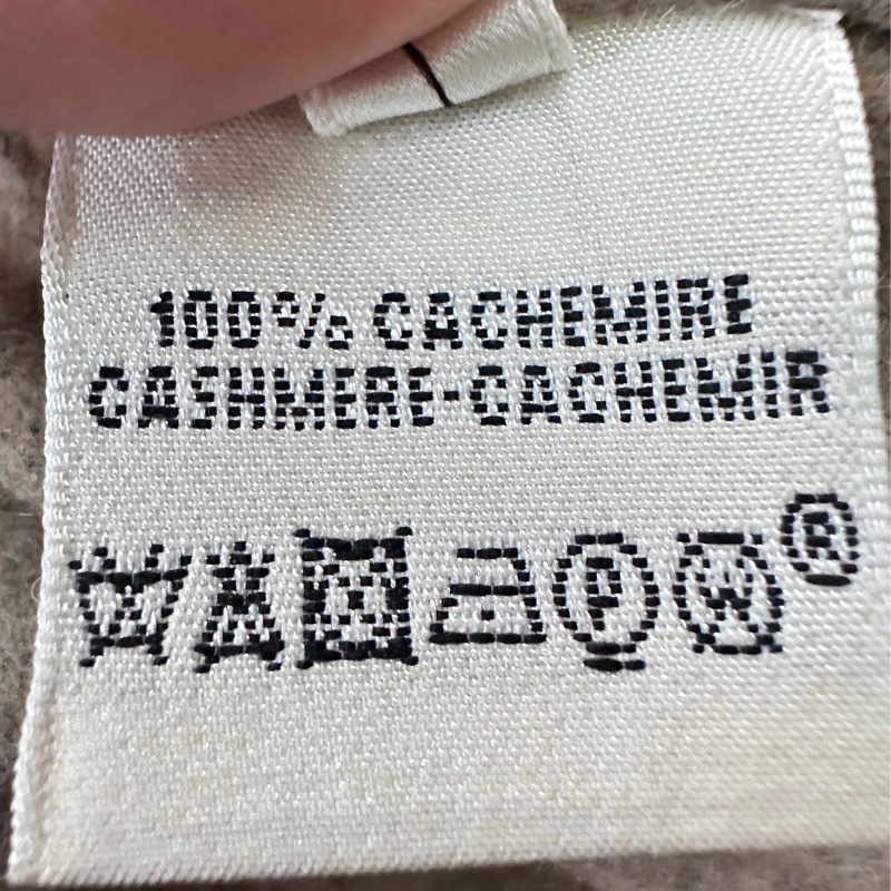 Hermes 愛瑪仕 連帽外套 圍巾上衣 100%喀什米爾羊毛-11