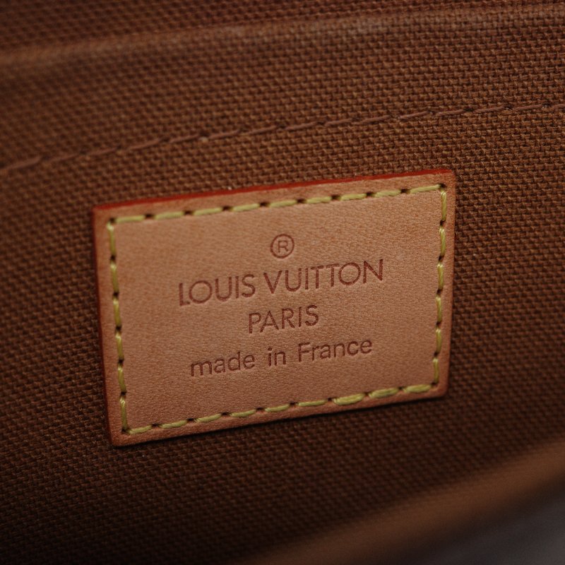 Louis Vuitton路易威登 Pochette Marelle 老花帆布 牛皮 多功能腰包 斜背包 手拿包-9