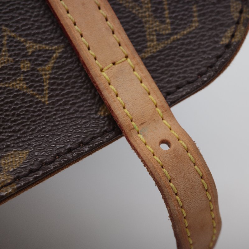 Louis Vuitton路易威登 Pochette Marelle 老花帆布 牛皮 多功能腰包 斜背包 手拿包-10