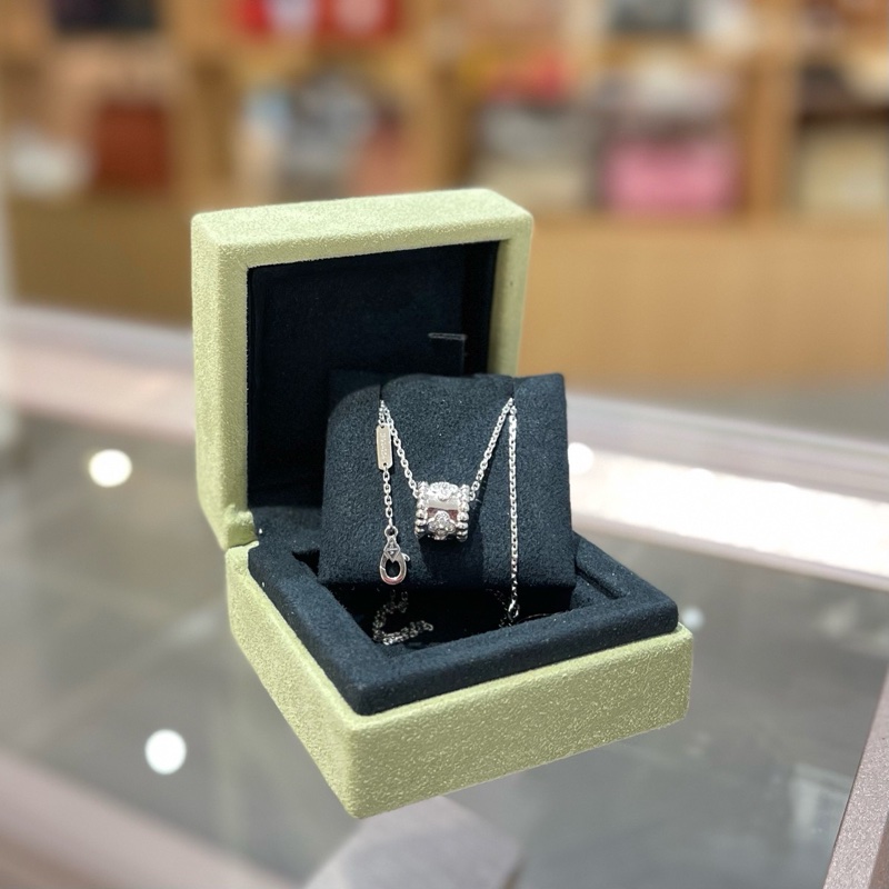 VCA 梵克雅宝白金镶钻万花筒项链-3