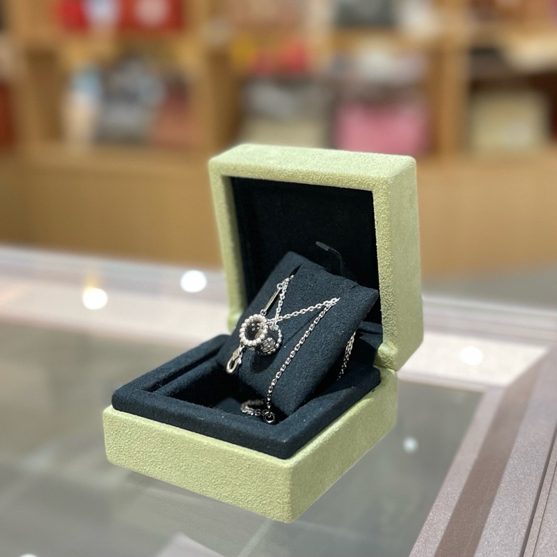 VCA 梵克雅宝白金镶钻万花筒项链-4