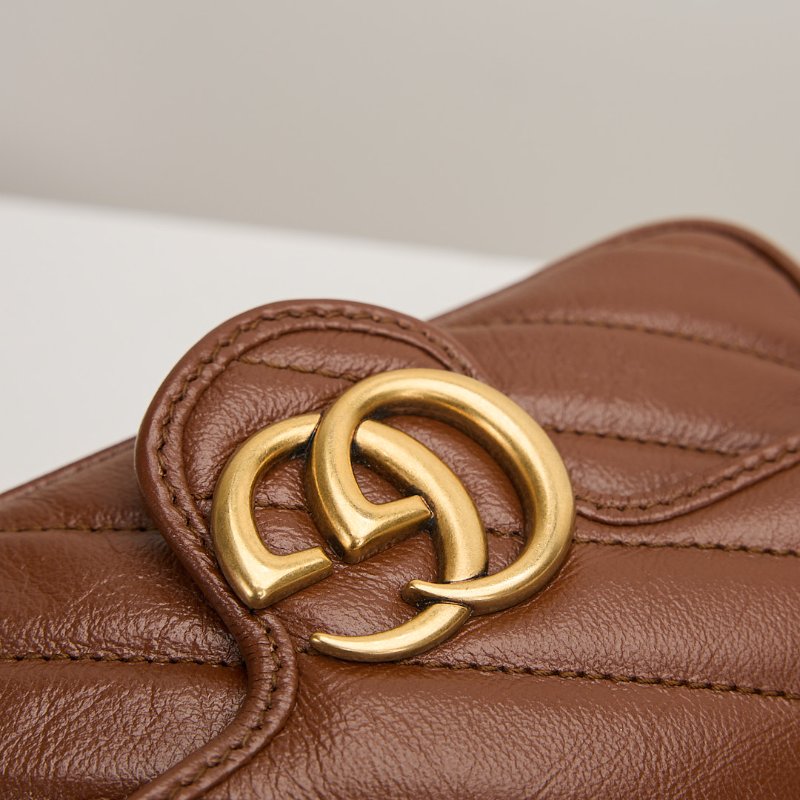 二手Gucci marmont supermini 焦糖-2