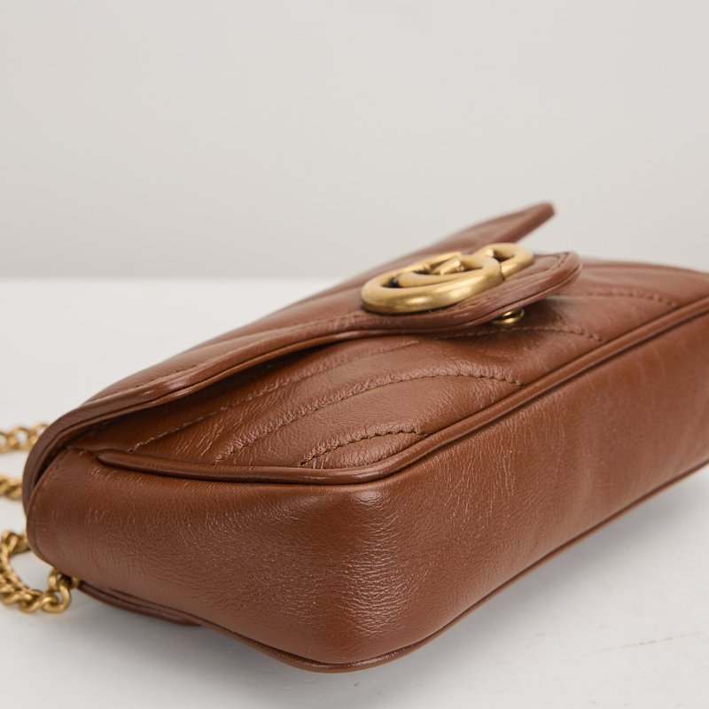 二手Gucci marmont supermini 焦糖-6