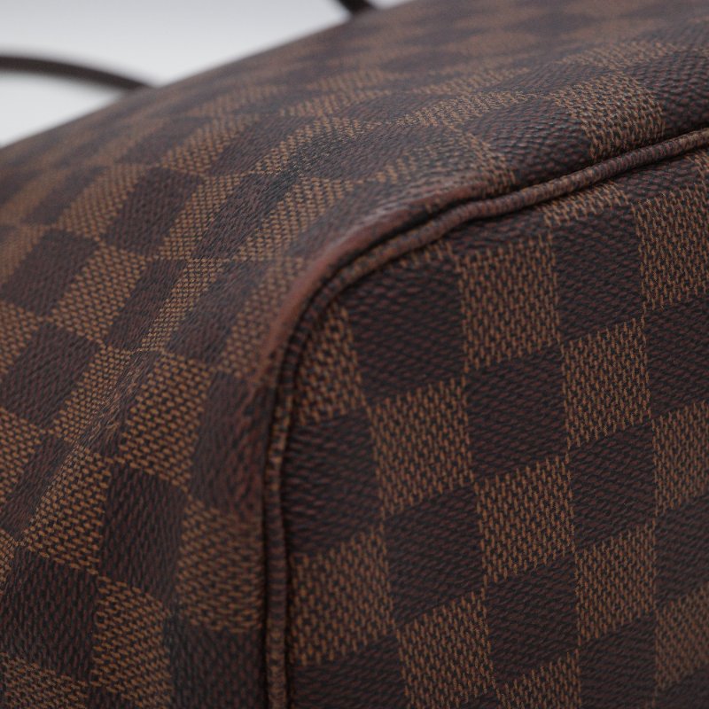 Louis Vuitton路易威登Neverfull MM 棋盤格托特包-5