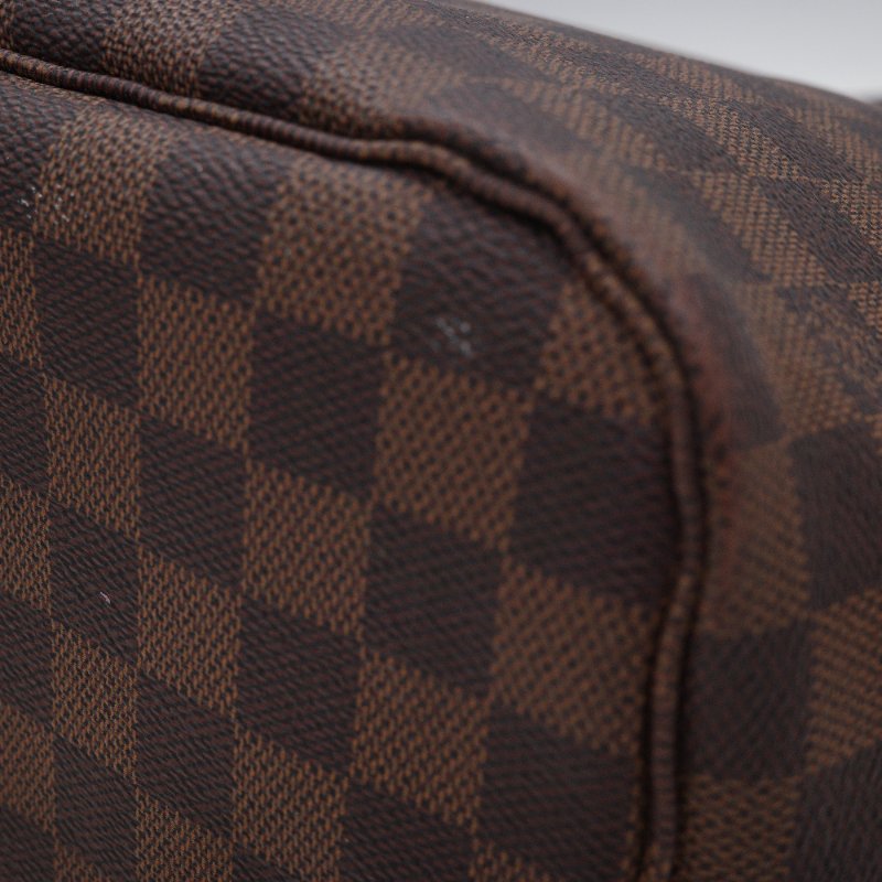 Louis Vuitton路易威登Neverfull MM 棋盤格托特包-6