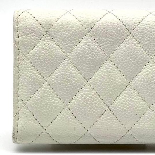 🌷Chanel Boy 米白色短夾｜經典花紋✦fufu style 精品✦ 氣質款｜-4