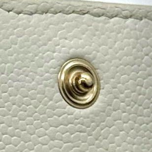 🌷Chanel Boy 米白色短夾｜經典花紋✦fufu style 精品✦ 氣質款｜-25