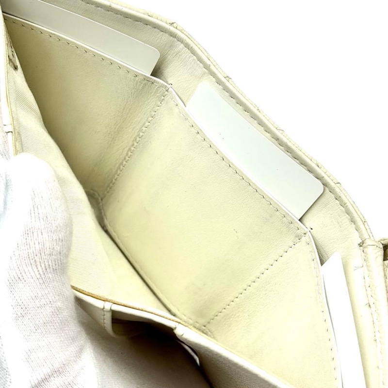 🌷Chanel Boy 米白色短夾｜經典花紋✦fufu style 精品✦ 氣質款｜-30