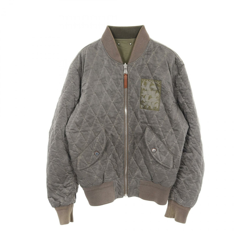 路易威登 Christopher Nemeth 雙面穿外套 #48 聚酯纖維 綠色-0