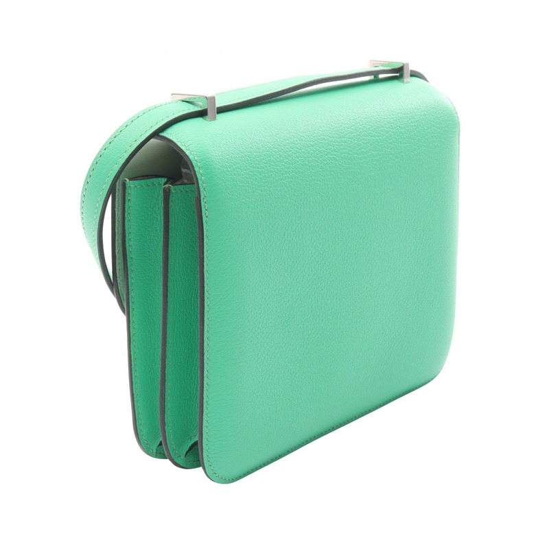 愛馬仕 Constance 3 Mini Verso 單肩包 B Evercolor 皮革 Vert Comic SHW-1
