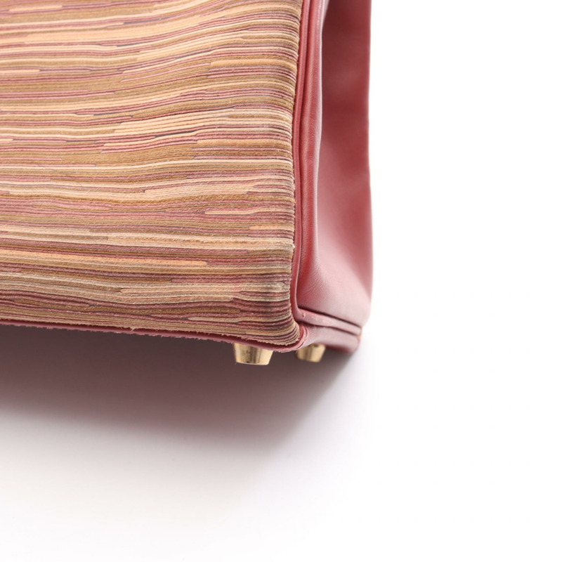 愛馬仕 Kelly 32 肩背包 E Vibrato Chamonix 皮革 波爾多紅色 GHW 二手-11