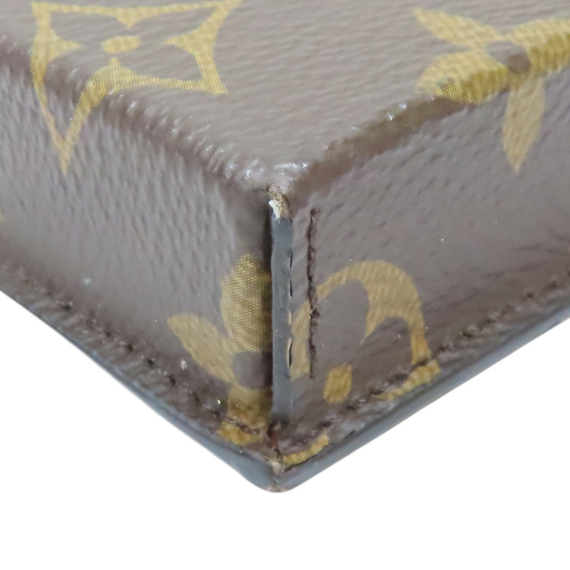 棕色 原花帆布 Box Phone Case 手機包【LOUIS VUITTON LV 路易威登】 M68523-8
